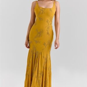 House of CB Beaded Maxi Dress
